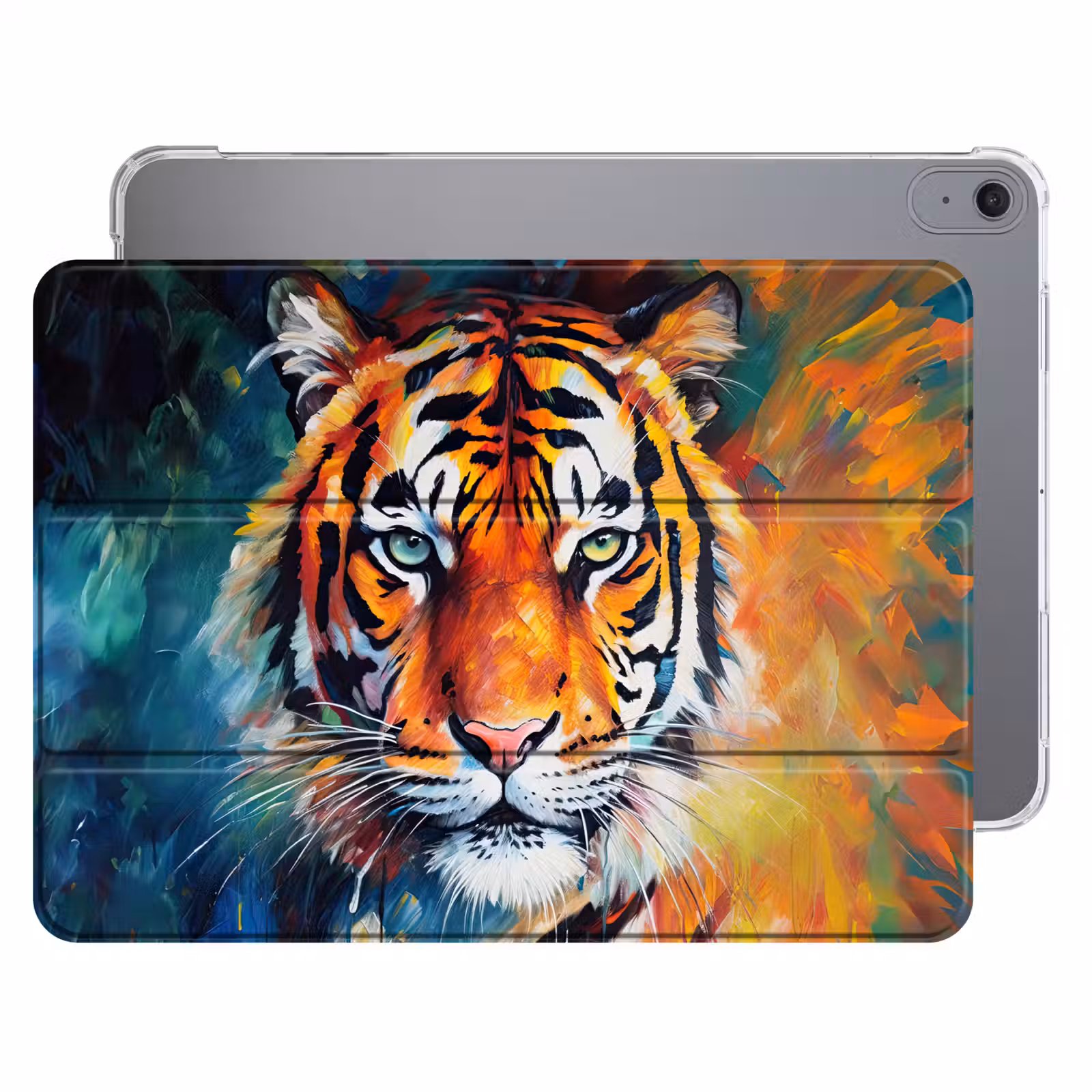 iPad hoes - Tijger - Dieren - Olieverf - Kunst — 1