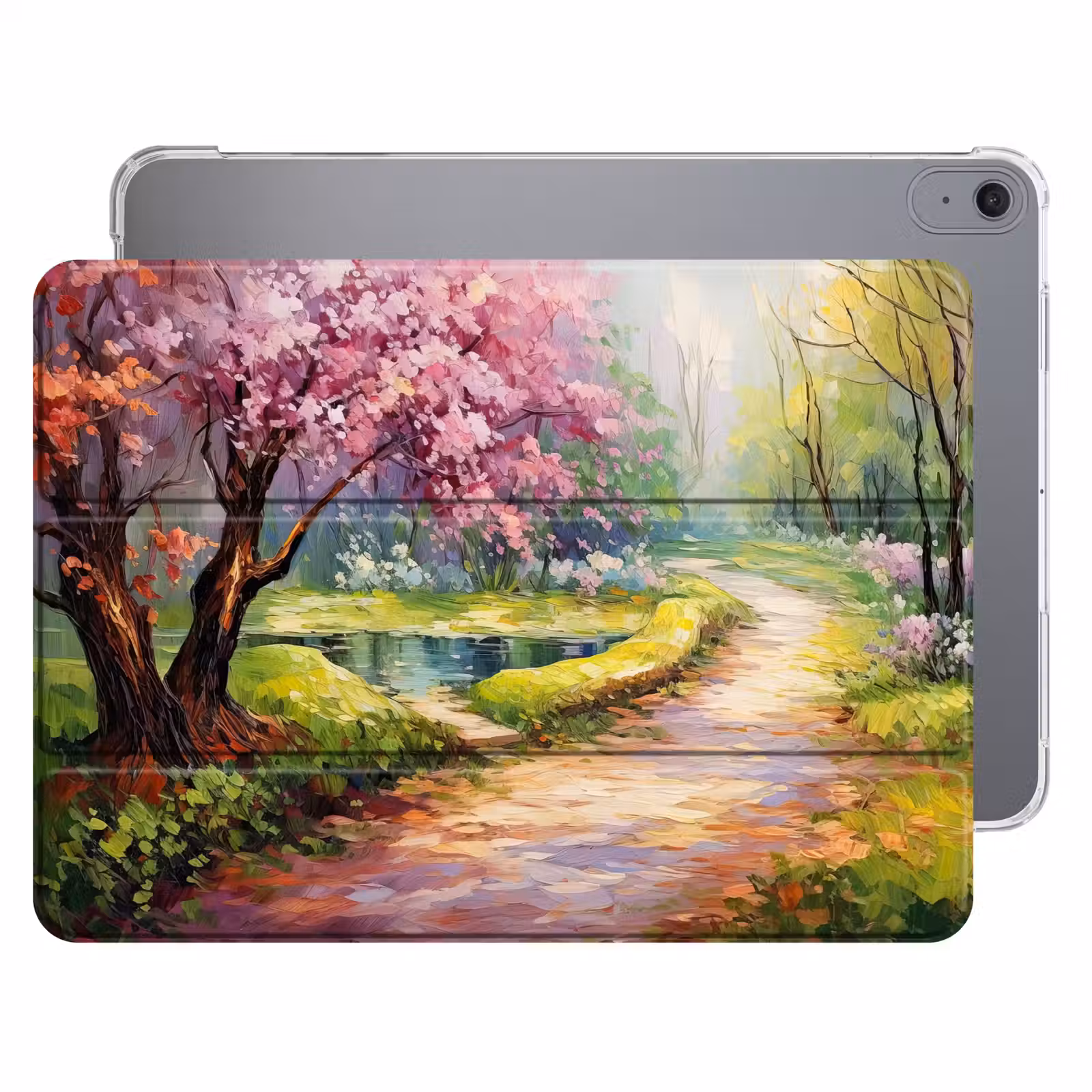 iPad hoes - Watercolor - Natuur - Bomen - Kunst - Bloemen — 1