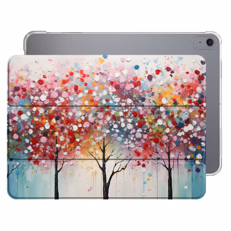 iPad hoes - Kunst - Bomen - Natuur - Acryl — 1