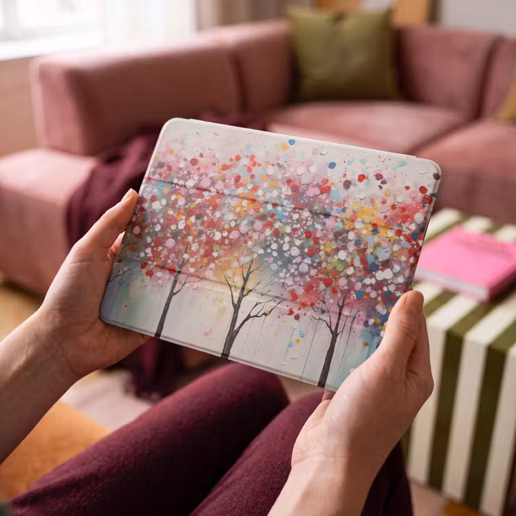 iPad hoes - Kunst - Bomen - Natuur - Acryl — 4