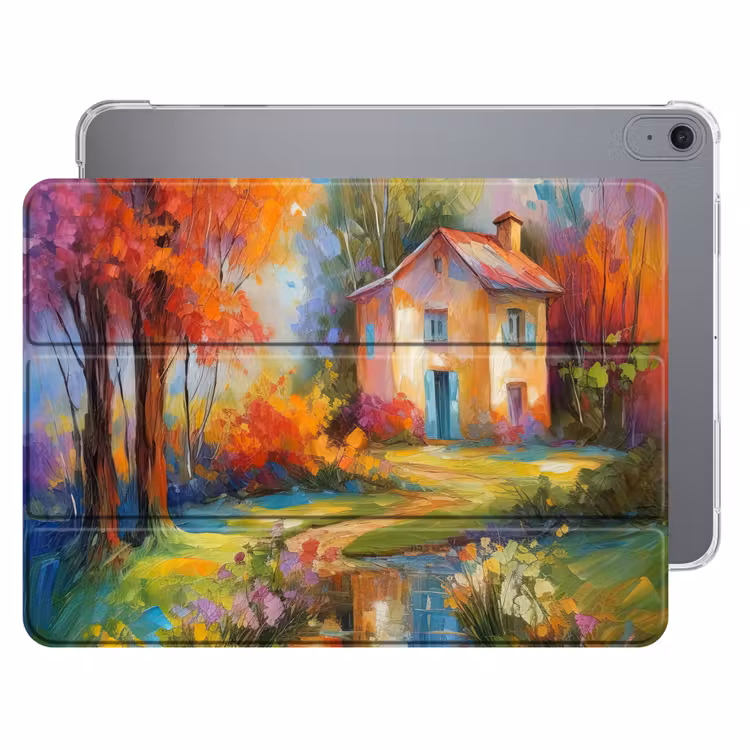 iPad hoes - Landschap - Kleurrijk - Olieverf - Kunst — 1