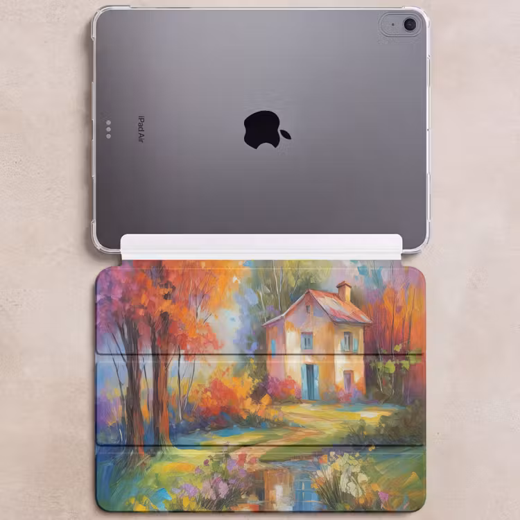 iPad hoes - Landschap - Kleurrijk - Olieverf - Kunst — 6