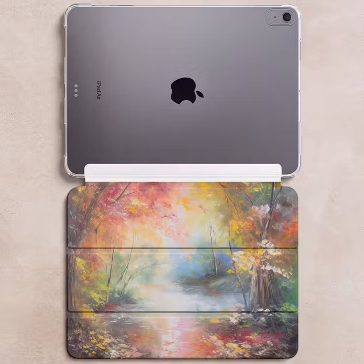 iPad hoes - Landschap - Olieverf - Kleurrijk - Natuur — 6
