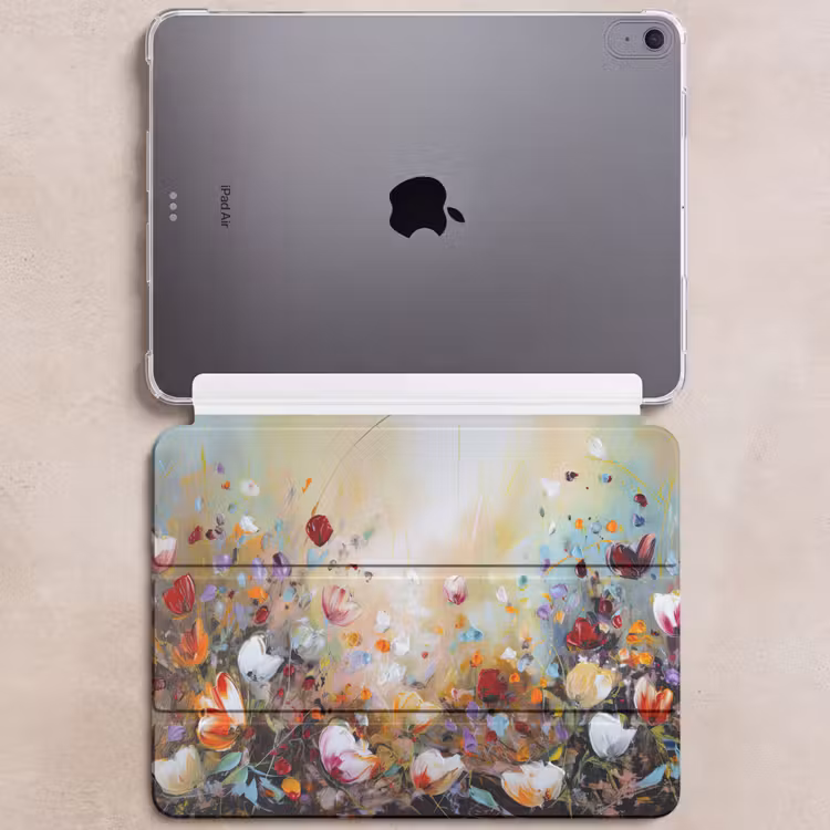 iPad hoes - Olieverf - Bloemen - Kleurrijk - Natuur — 6