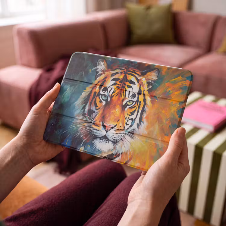 iPad hoes - Tijger - Dieren - Olieverf - Kunst — 4