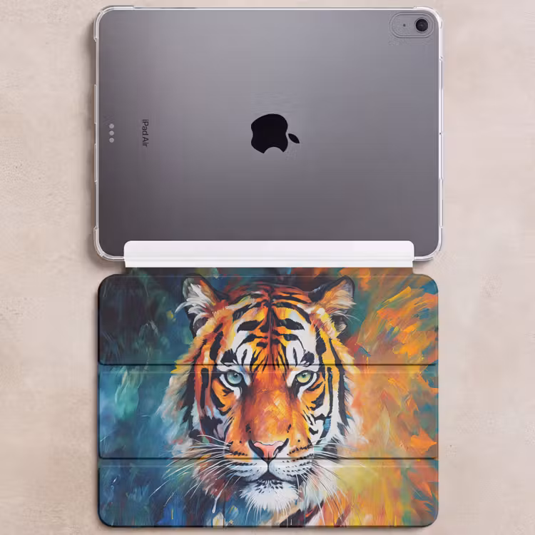 iPad hoes - Tijger - Dieren - Olieverf - Kunst — 6