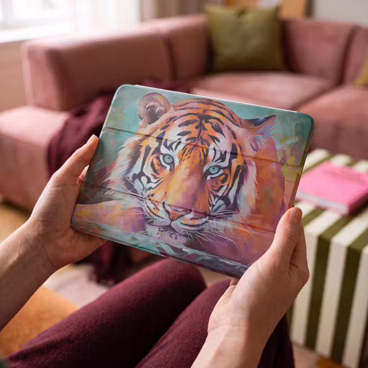 iPad hoes - Tijger - Olieverf - Dieren - Kunst — 4