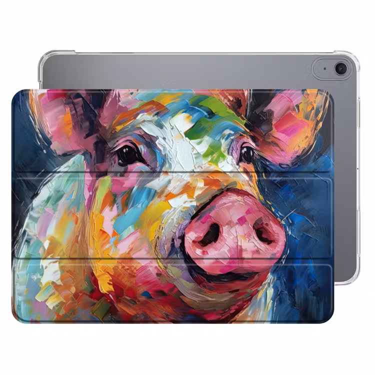 iPad hoes - Varken - Olieverf - Dieren - Kunst — 1