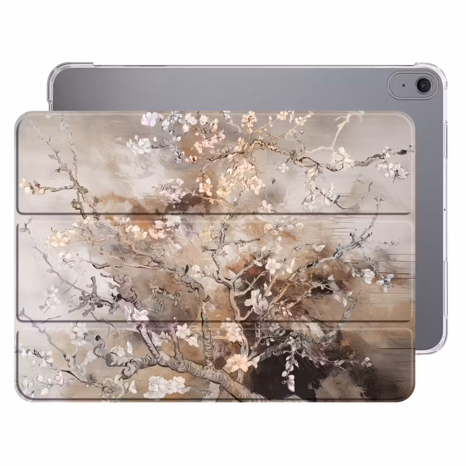 iPad hoes - Amandelbloesem - Kunst - Van Gogh - Beige - Abstract — 1