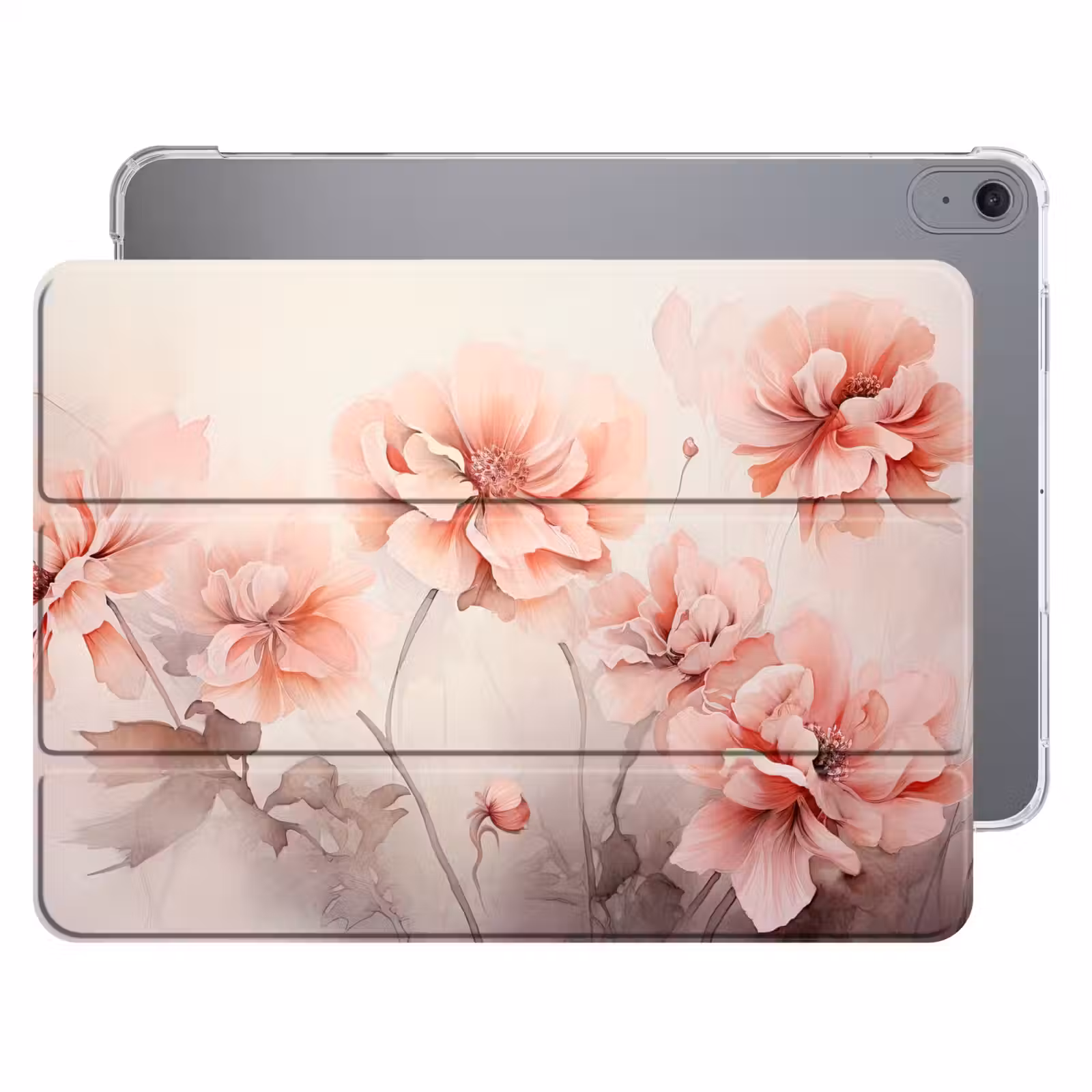 iPad hoes - Bloemen - Roze - Kunst - Abstract - Aquarel — 1