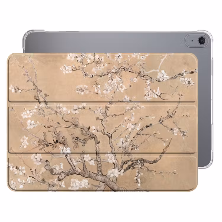 iPad hoes - Amandelbloesem - Kunst - Van Gogh - Beige — 1