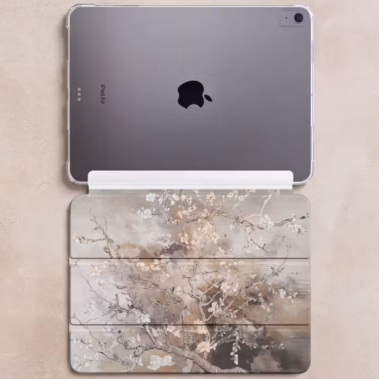 iPad hoes - Amandelbloesem - Kunst - Van Gogh - Beige - Abstract — 6