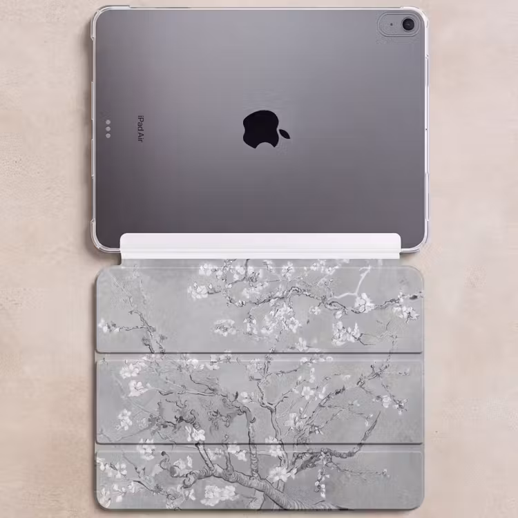 iPad hoes - Amandelbloesem - Kunst - Van Gogh - Grijs — 6