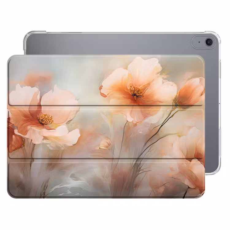 iPad hoes - Bloemen - Pastel - Kunst - Klaprozen - Watercolor — 1