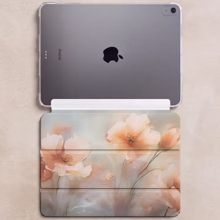 iPad hoes - Bloemen - Pastel - Kunst - Klaprozen - Watercolor — 6