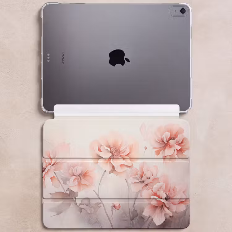 iPad hoes - Bloemen - Roze - Kunst - Abstract - Aquarel — 6