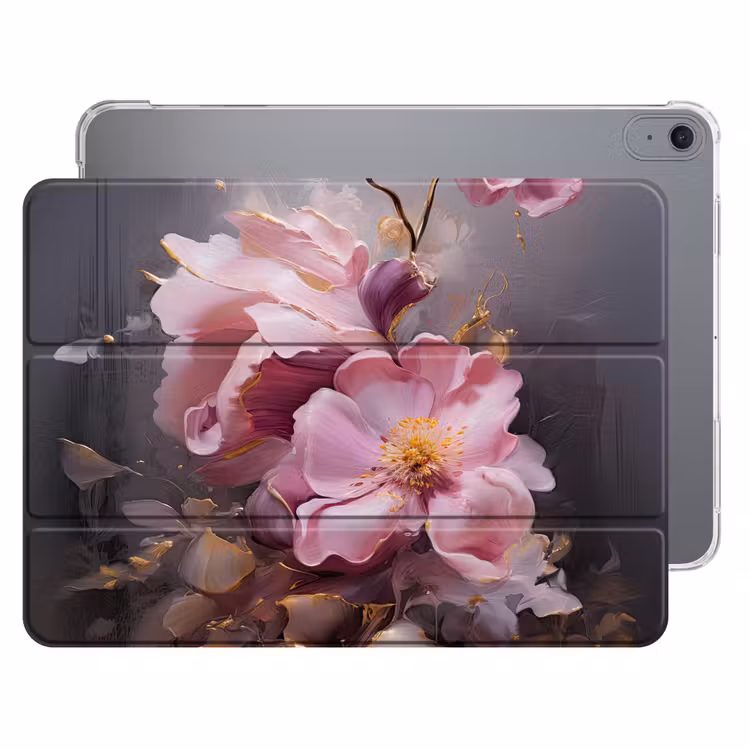iPad hoes - Bloemen - Roze - Stilleven - Kunst — 1