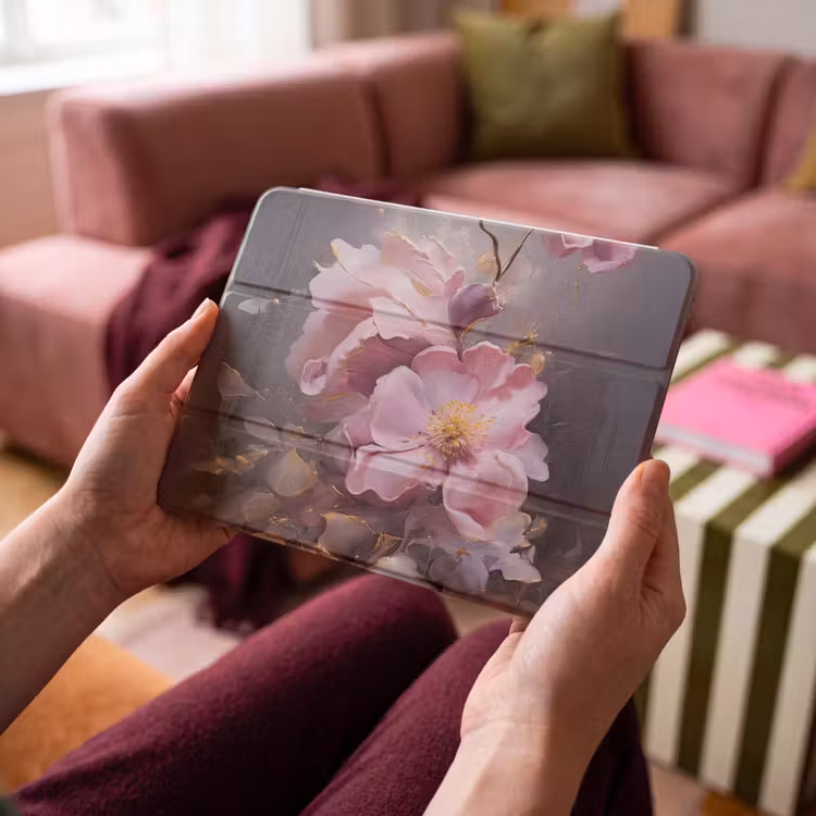 iPad hoes - Bloemen - Roze - Stilleven - Kunst — 4