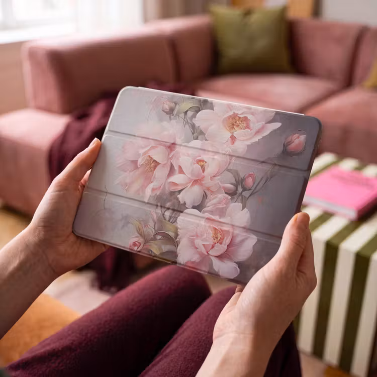 iPad hoes - Rozen - Bloemen - Roze - Kunst - Watercolor — 4
