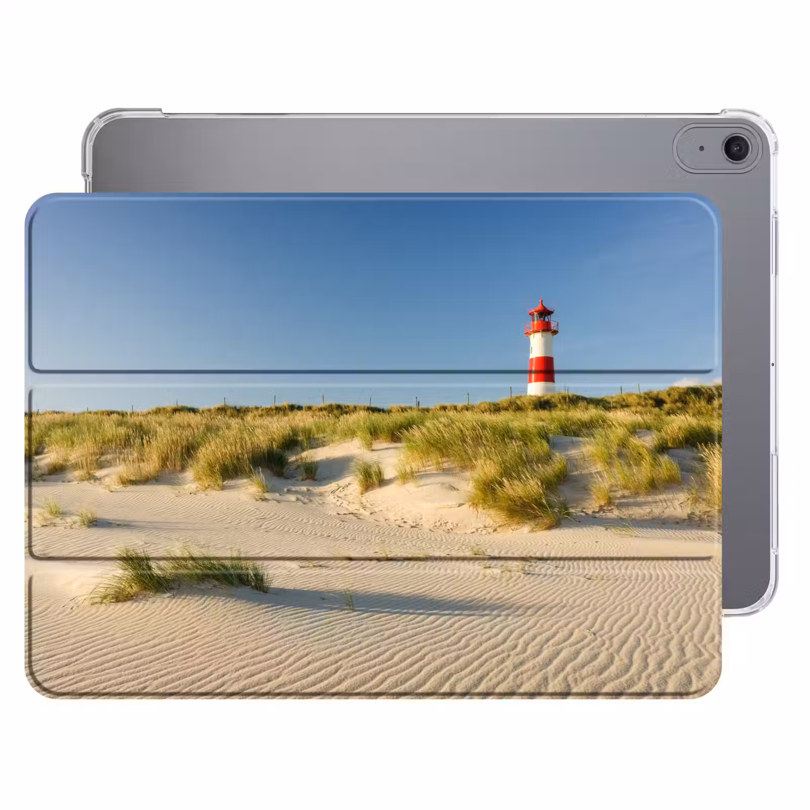 iPad hoes - Vuurtoren - Strand - Landschap - Duinen — 1
