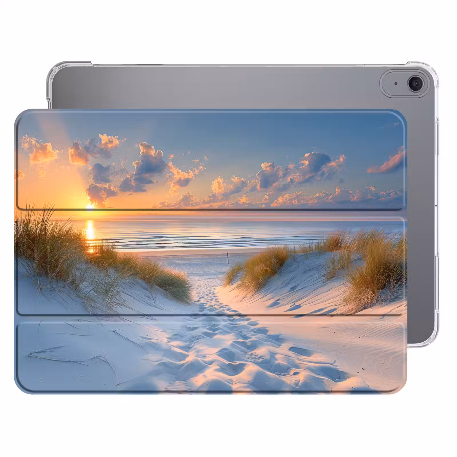 iPad hoes - Zonsondergang - Strand - Natuur - Zee - Zomer — 1