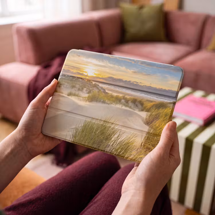 iPad hoes - Zonsondergang - Duinen - Strand - Landschap — 4