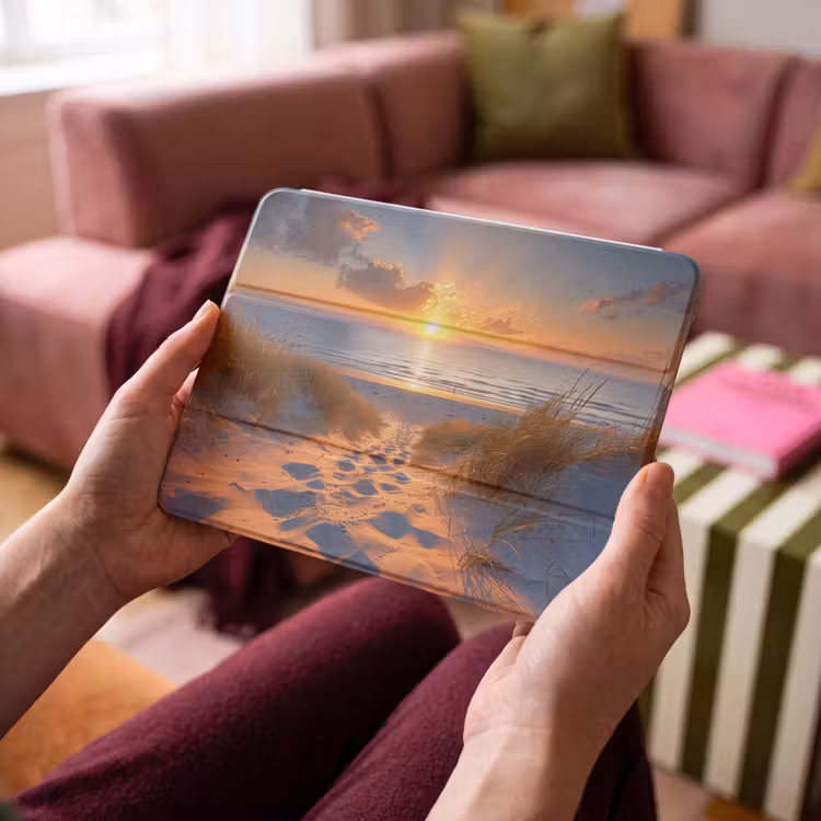 iPad hoes - Zonsondergang - Duinen - Strand - Zee — 4