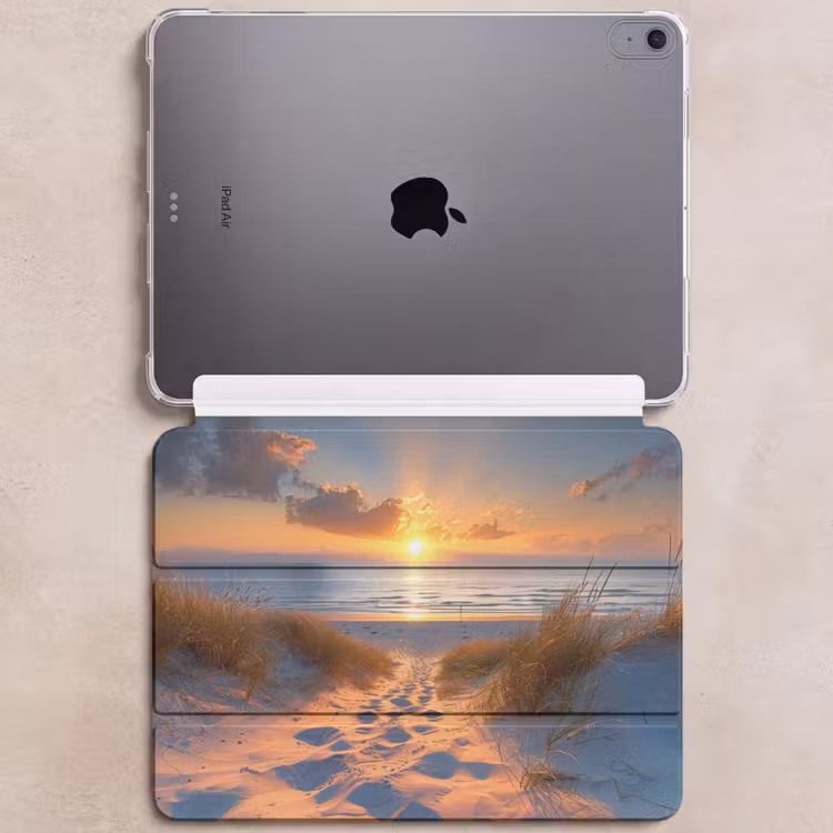 iPad hoes - Zonsondergang - Duinen - Strand - Zee — 6