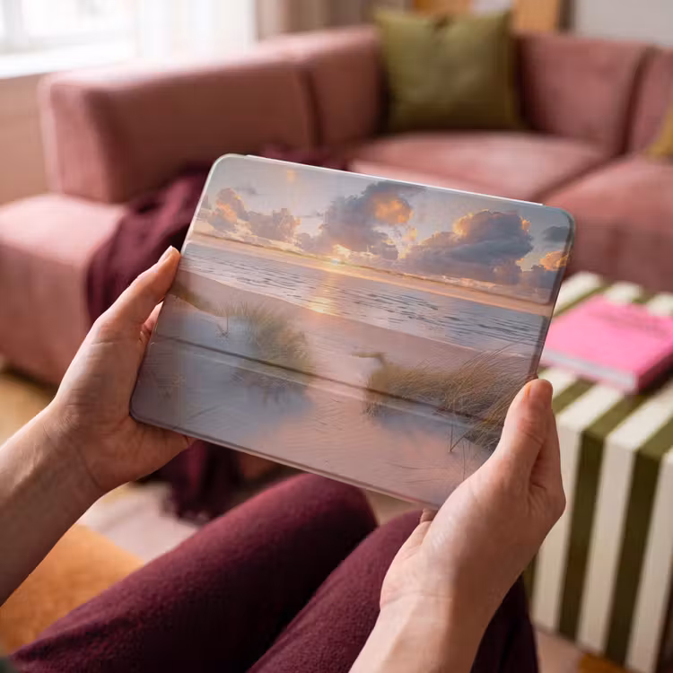 iPad hoes - Zonsondergang - Zee - Strand - Duinen - Natuur — 4