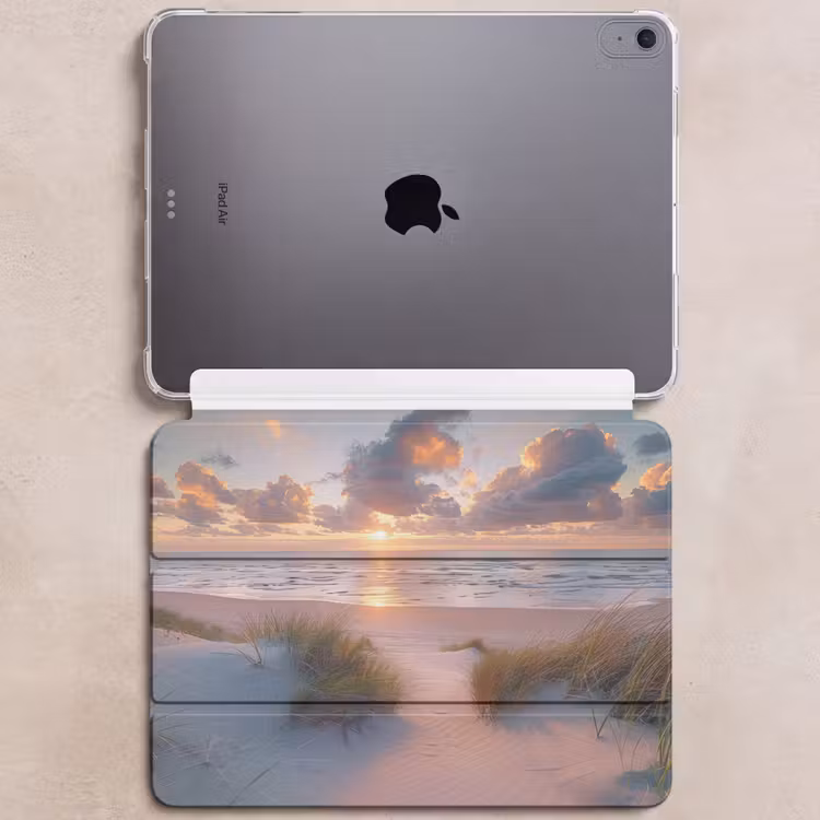 iPad hoes - Zonsondergang - Zee - Strand - Duinen - Natuur — 6