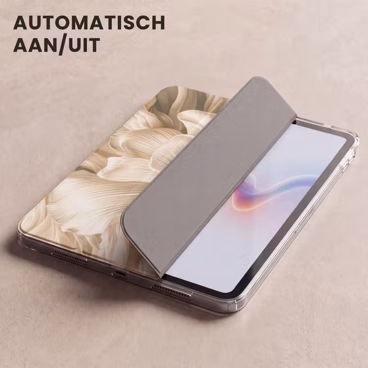 iPad hoes - Abstract - Beige - Bloemen - Natuur — 5