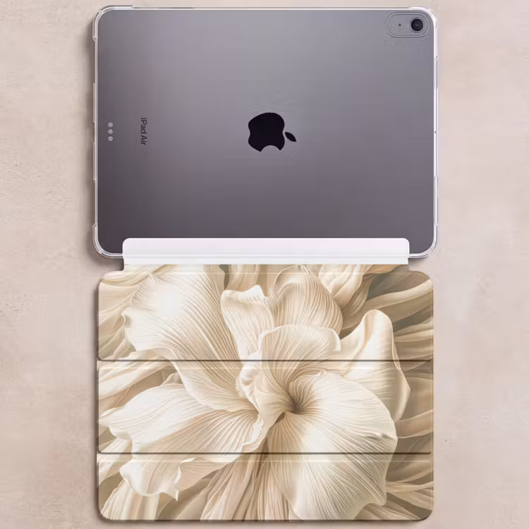iPad hoes - Abstract - Beige - Bloemen - Natuur — 6