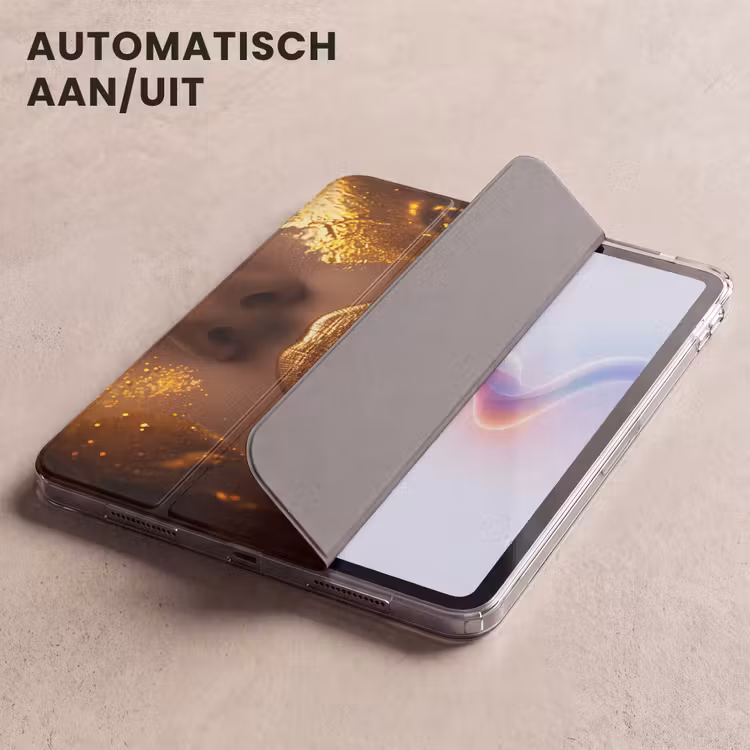 iPad hoes - Vrouw - Goud - Gezicht - Verf - Lippen — 5