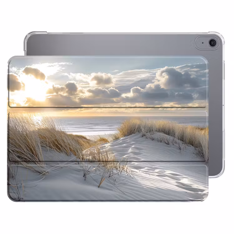 iPad hoes - Zonsondergang - Duinen - Planten - Natuur - Strand — 1