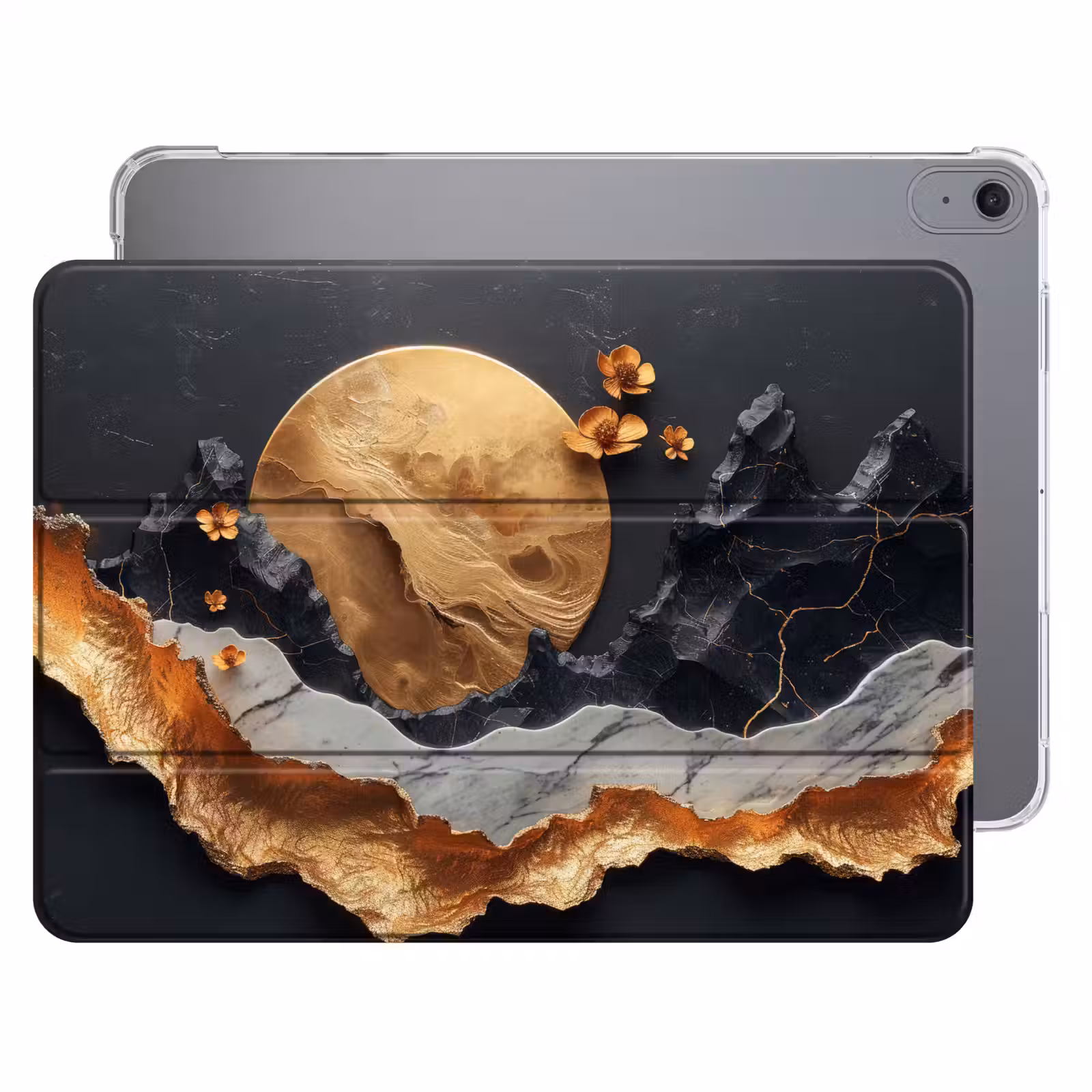 iPad hoes - Kunst - Goud - Modern - Abstract — 1