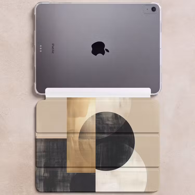 iPad hoes - Abstract - Modern - Zwart - Goud — 6