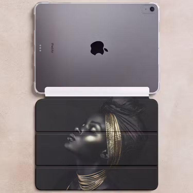 iPad hoes - Vrouw - Goud - Portret - Modern — 6
