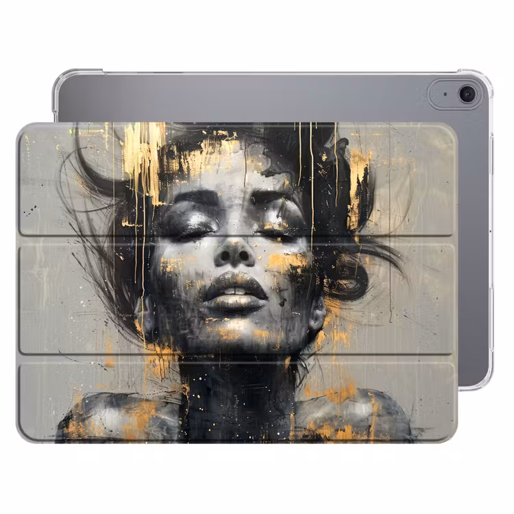 iPad hoes - Vrouw - Kunst - Goud - Abstract - Glamour — 1