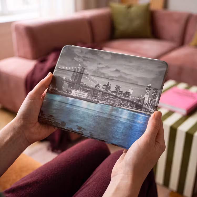 iPad hoes - New York - Skyline - Stad - Blauw — 4
