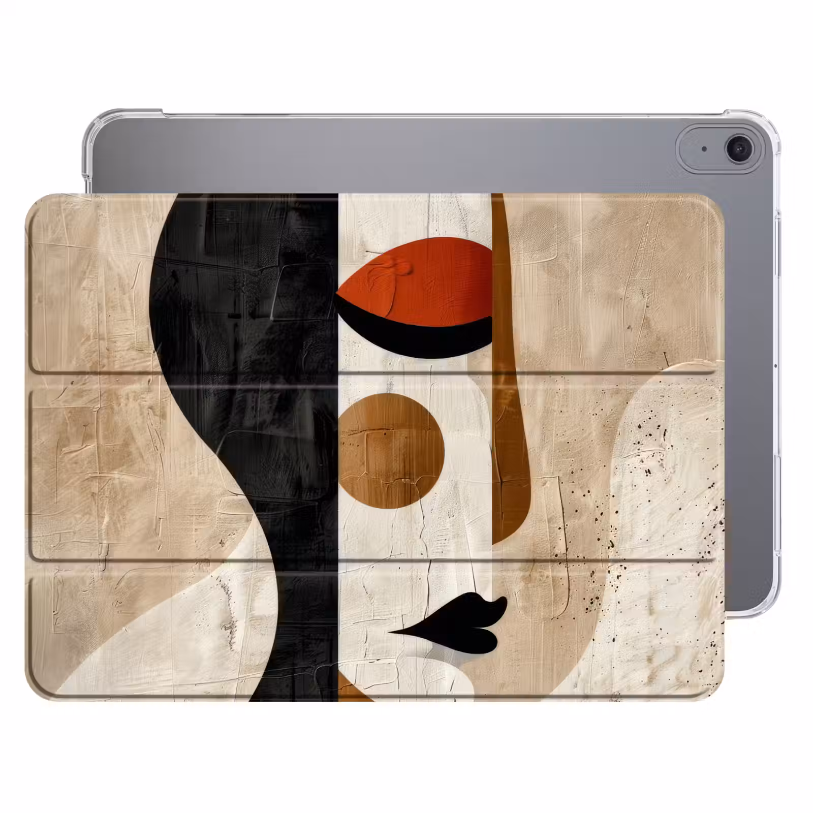 iPad hoes - Gezicht - Abstract - Kunst - Vormen — 1