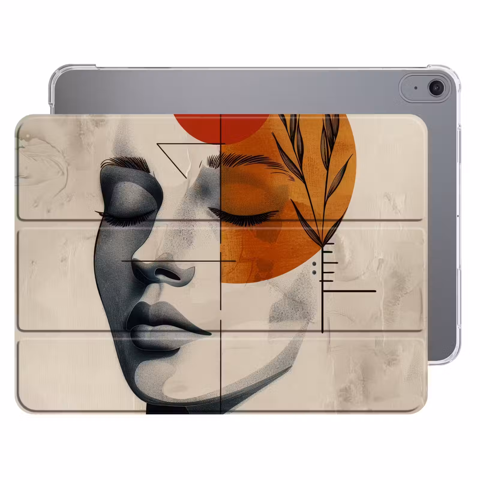 iPad hoes - Gezicht - Cirkels - Kunst - Modern — 1