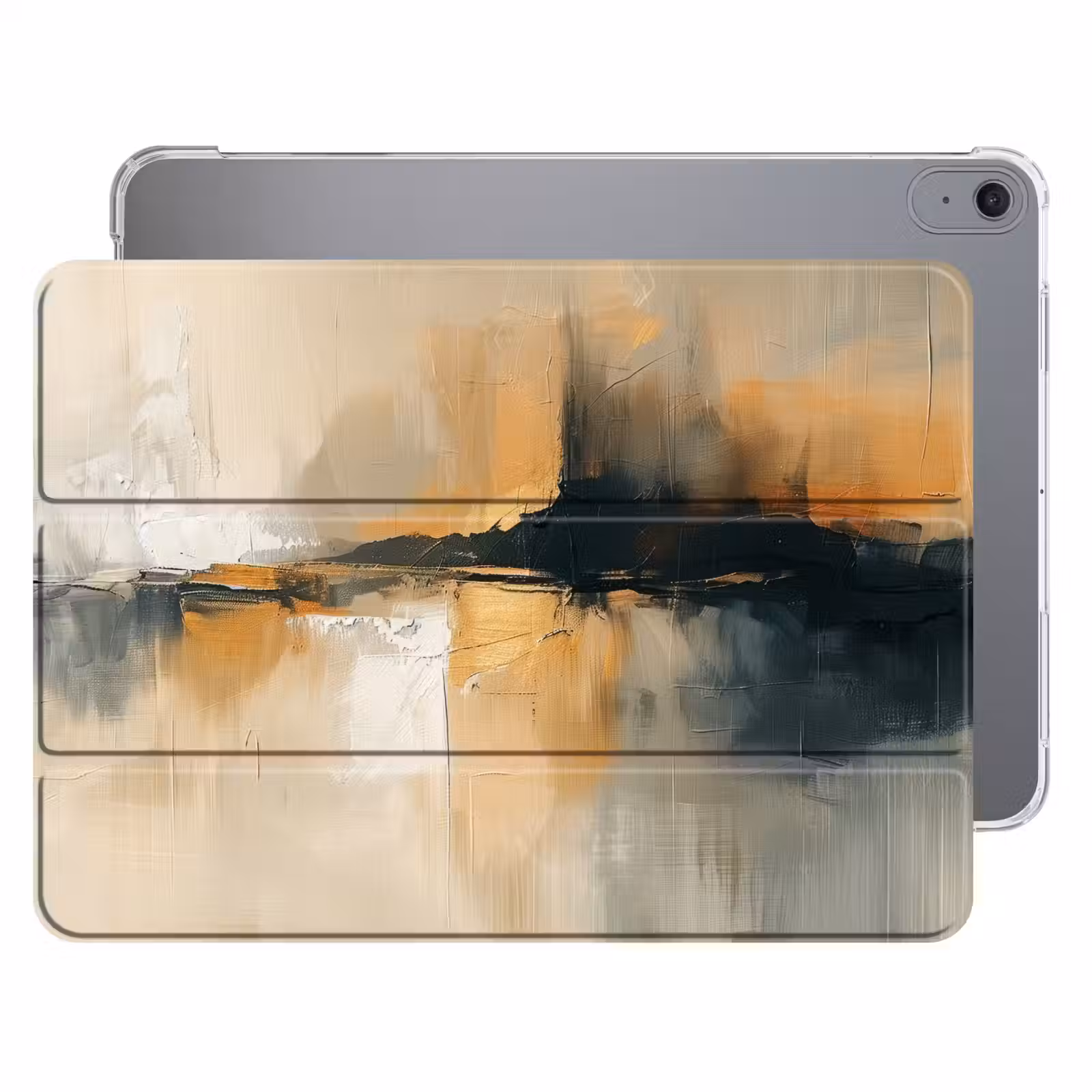 iPad hoes - Modern - Abstract - Goud - Zwart — 1