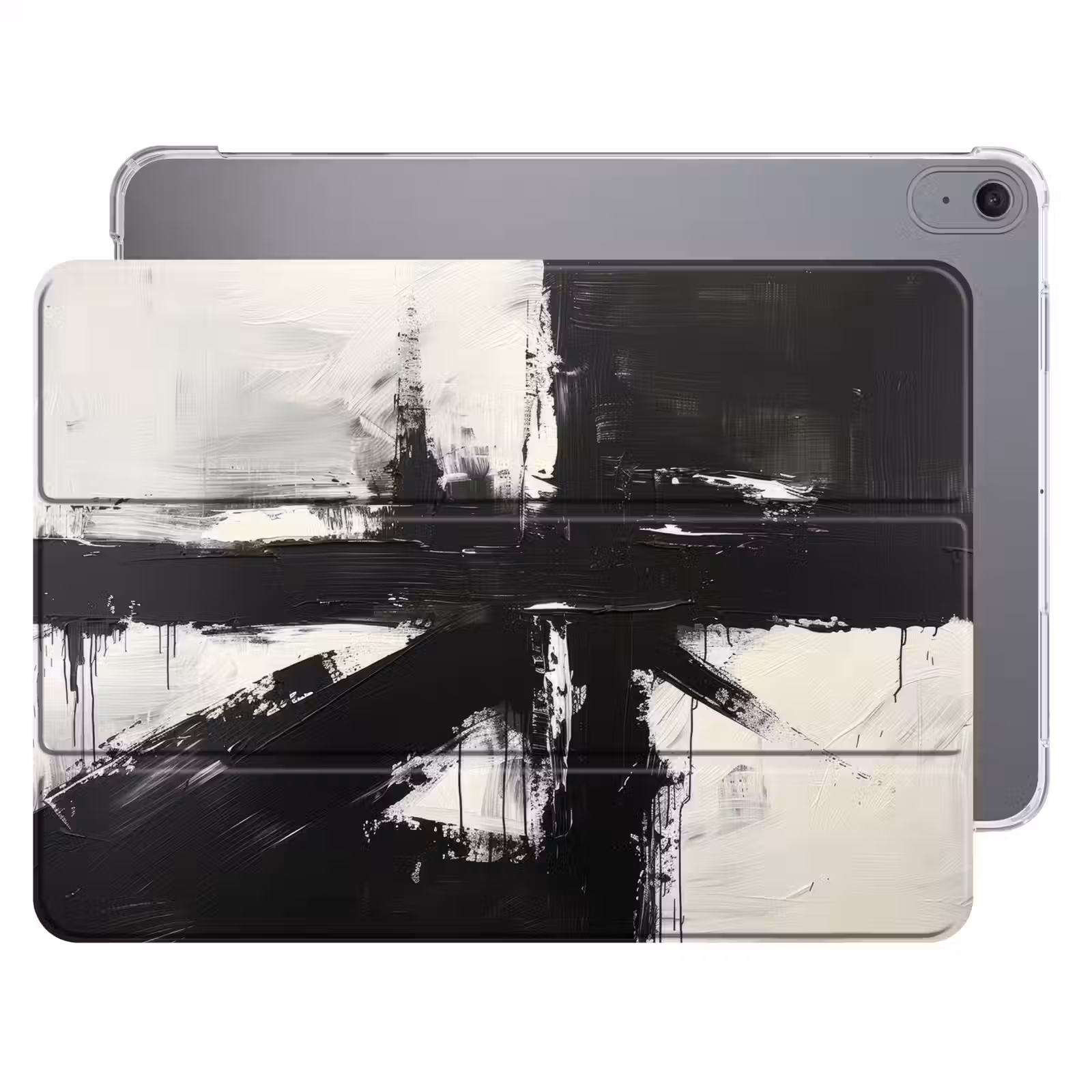iPad hoes - Modern - Zwart wit - Abstract - Kunst — 1