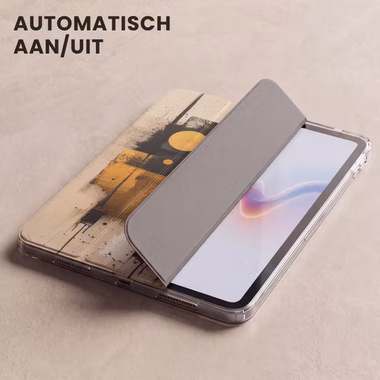 iPad hoes - Abstract - Zwart - Goud - Modern — 5