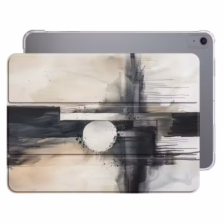 iPad hoes - Abstract - Zwart wit - Verf - Modern — 1