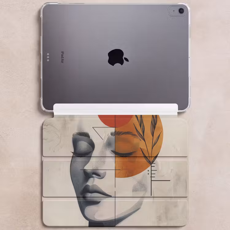iPad hoes - Gezicht - Cirkels - Kunst - Modern — 6