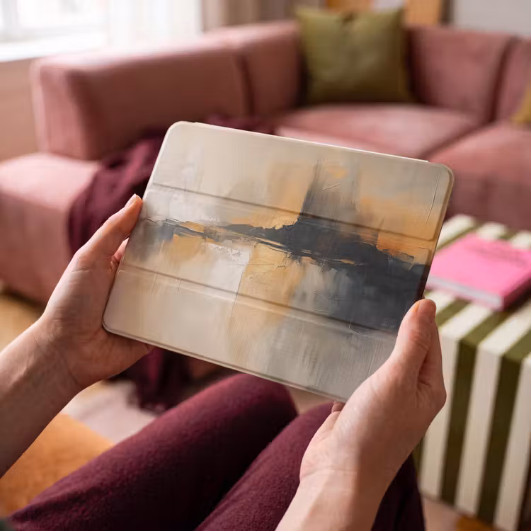 iPad hoes - Modern - Abstract - Goud - Zwart — 4
