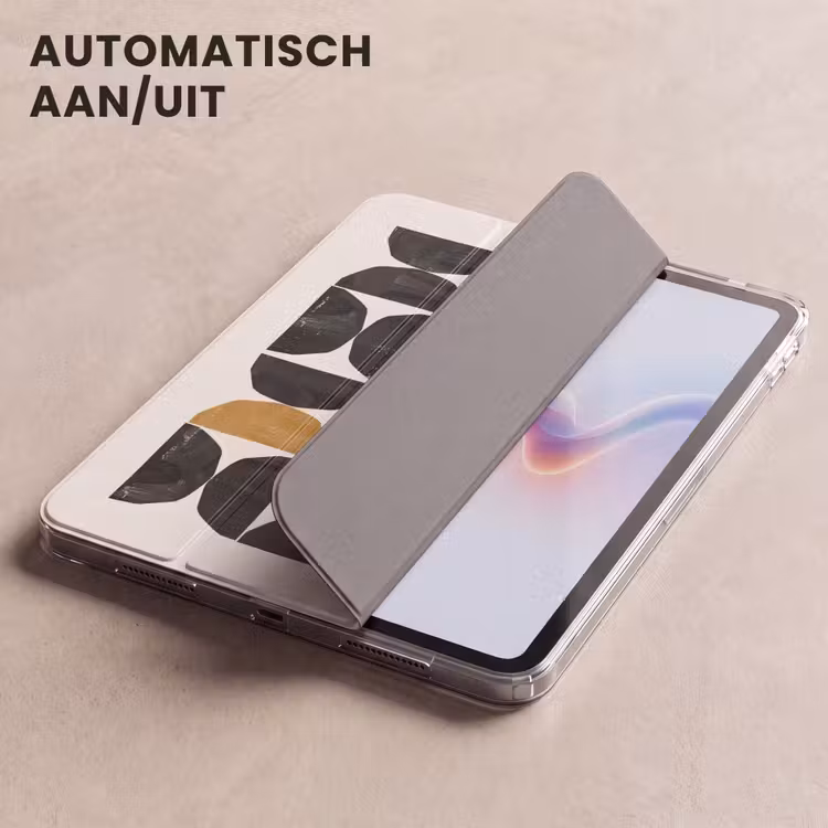 iPad hoes - Modern - Halve cirkel - Goud - Zwart — 5
