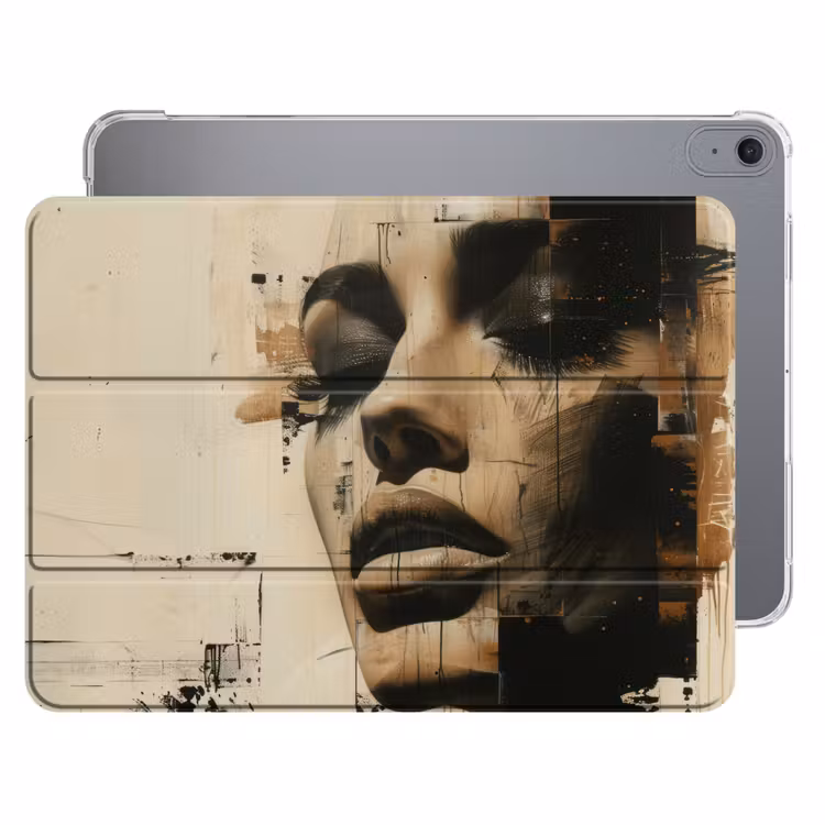 iPad hoes - Vrouw - Gezicht - Abstract - Kunst — 1