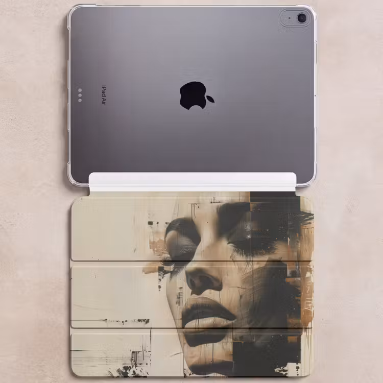 iPad hoes - Vrouw - Gezicht - Abstract - Kunst — 6
